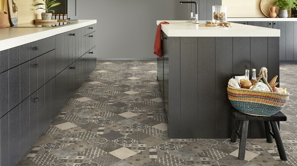 PVC Tarkett Iconik 450 - Zaragoza Tile Stone 4 m