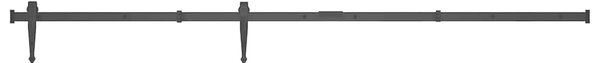 Kování pro posuvné dveře skříně uhlíková ocel 152 cm 148023