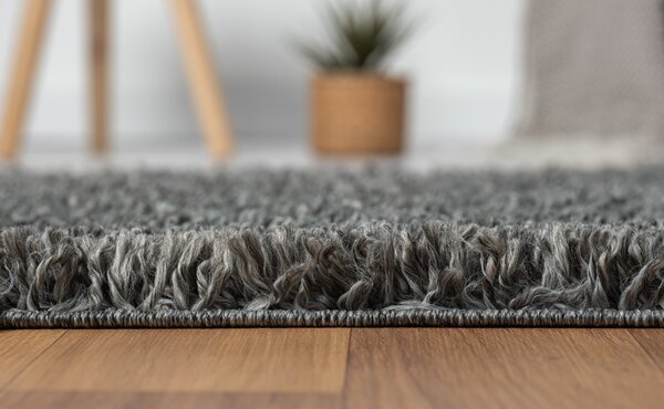 My Flair, Běhoun My Shaggy grau, 80x250, šedá, chodba / předsíň