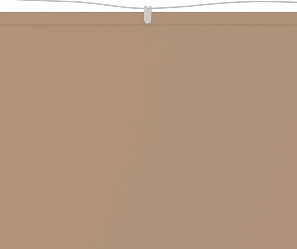 Vertikální markýza taupe 140 x 800 cm oxfordská látka 148413