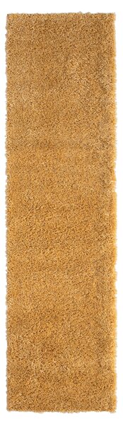 My Flair, Běhoun My Shaggy goldgelb, 80x250, žlutá, chodba / předsíň