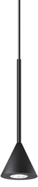 Ideal Lux 328348 ARCHIMEDE CONO závěsné svítidlo LED D90mm 4W 250/210lm 3000K černá