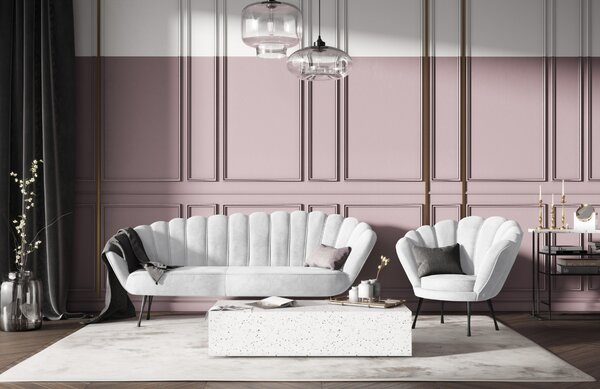 Cosmopolitan Design Sametové křeslo Kingston