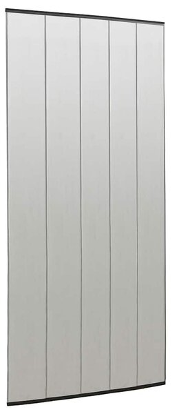 Dveřní síť proti hmyzu s 5dílným závěsem černá 120 x 240 cm 148711