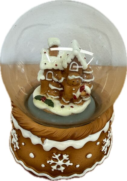 Vánoční sněžítko Perníčkový dům – velké 9 cm 3001557-1A