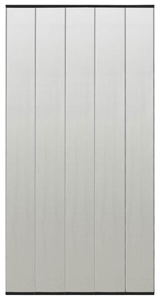 Dveřní síť proti hmyzu s 5dílným závěsem černá 120 x 240 cm 148711