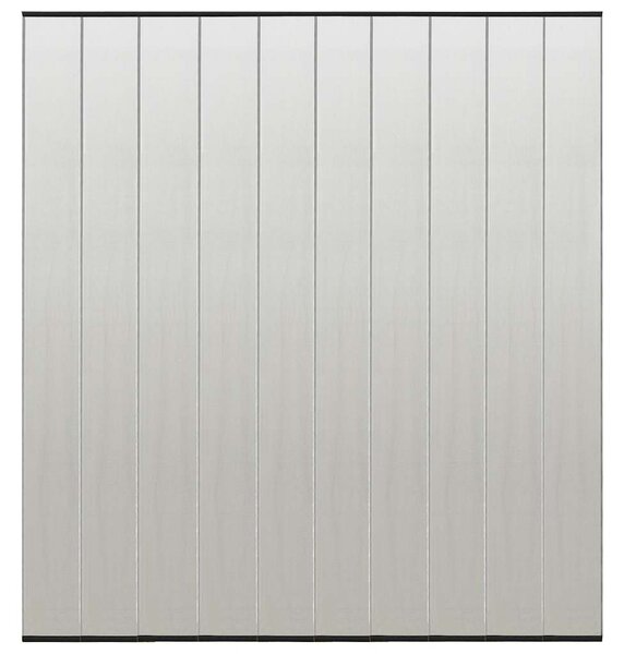 Dveřní síť proti hmyzu s 10dílným závěsem černá 240 x 240 cm 148712
