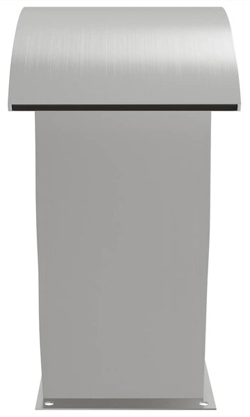 Bazénová fontána s LED 22 x 60 x 70 cm nerezová ocel 304 148881