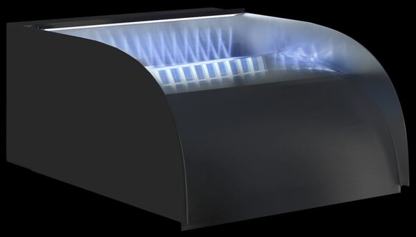 Vodopád s LED 30 x 34 x 14 cm nerezová ocel 304 148874