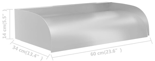 Vodopád 60 x 34 x 14 cm nerezová ocel 304 148879