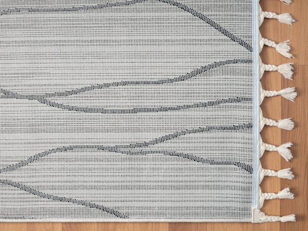 My Flair, Běhoun Moroccan Serenity CA40082 weiß, 80x250, černobílá, ložnice