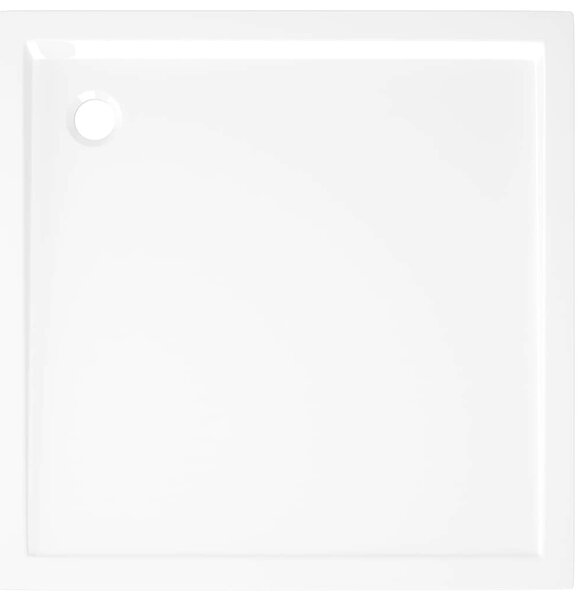 Čtvercová sprchová vanička ABS bílá 80 x 80 cm 148907