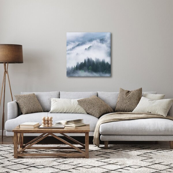 Obraz - Stromy v mlze (30x30 cm)