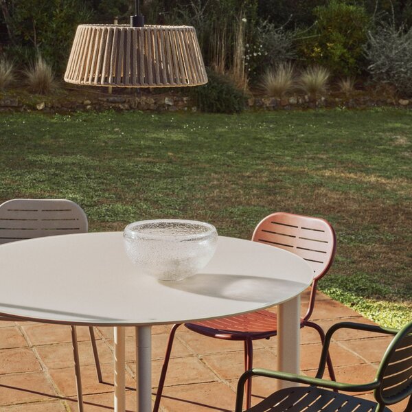 Kave Home Béžové závěsné stínidlo Aldet Ø 46 cm