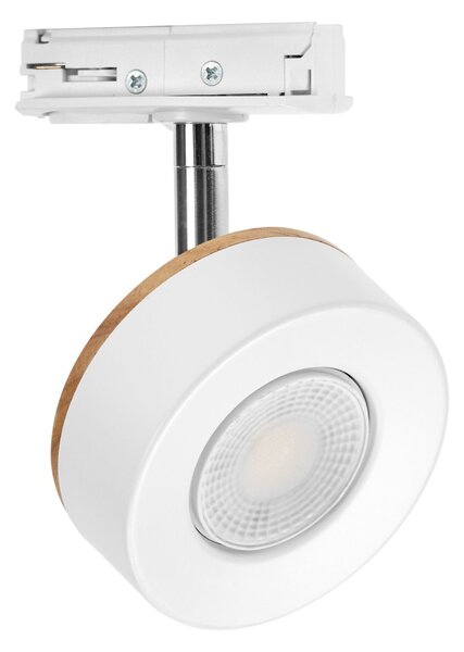 Lištové bodové svítidlo Tracklight Beam, 4.8W, Teplá bílá, Bílé