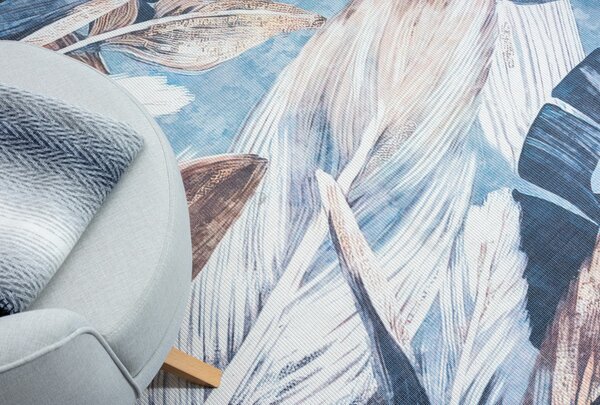 My Flair, Kusový koberec Isak CA30020 blau – na ven i na doma, 160x230, vícebarevná, chodba / předsíň