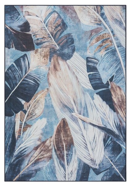 My Flair, Kusový koberec Isak CA30020 blau – na ven i na doma, 160x230, vícebarevná, chodba / předsíň
