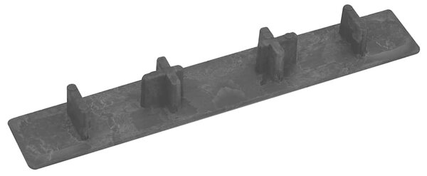 Koncové krytky 10 ks černé plast 149003