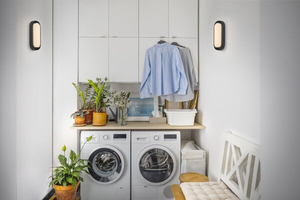 Stropní svítidlo Bulkhead Style, černá, laditelná bílá, 24,00 W