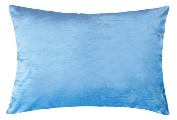 XPOSE® Mikroplyšový povlak na polštář - nová modrá 70x90 cm