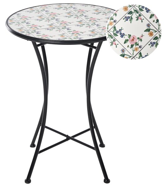 Bistro stolek COLLIO 60 cm 60 cm Kov Černá