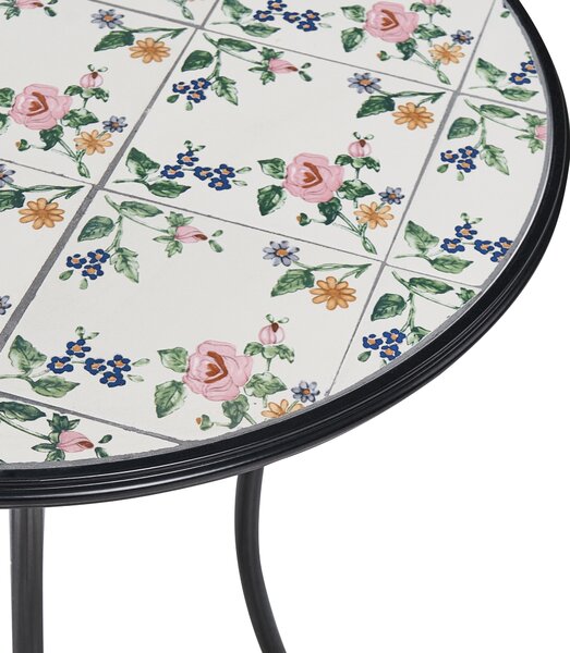 Bistro stolek COLLIO 60 cm 60 cm Kov Černá