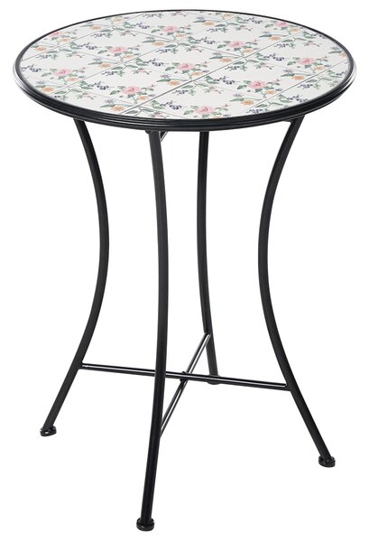 Bistro stolek COLLIO 60 cm 60 cm Kov Černá