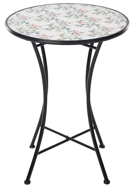 Bistro stolek COLLIO 60 cm 60 cm Kov Černá