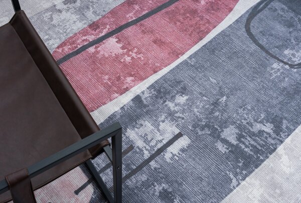 My Flair, Kusový koberec Jordan CA30015 grau – na ven i na doma, 160x230, vícebarevná, chodba / předsíň