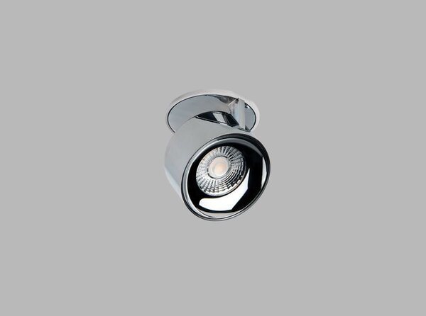 LED2 21507315 KLIP kruhové otočné zápustné bodové svítidlo 77mm 11W / 770lm 3000K bílo chromová