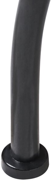 Bistro stolek CARONA 60 cm 60 cm Kov Černá