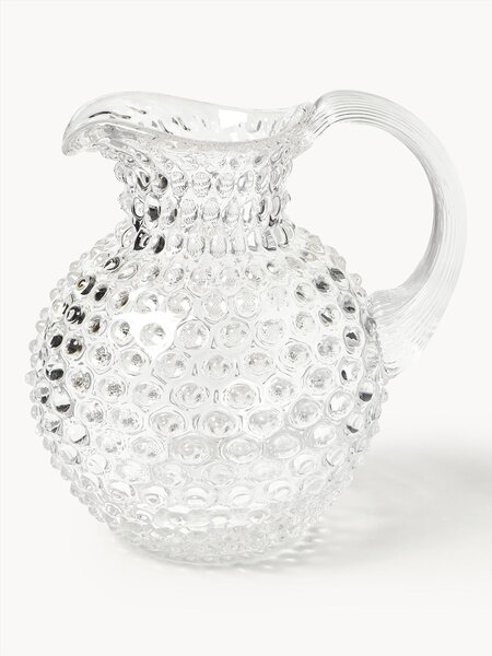 Ručně foukaný džbán Hobnail