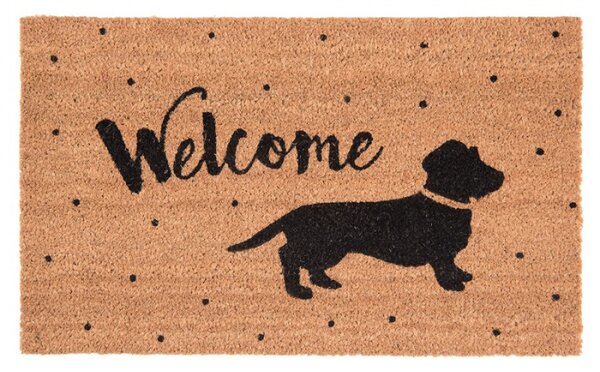 Kokosová rohožka Welcome – 75x45x1 cm