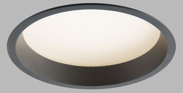 LED2 2250633 ZETA M kulaté zápustné bodové svítidlo 160 mm 20W / 2000lm 3000K černá