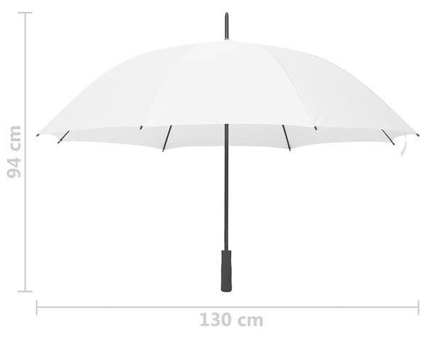 Deštník bílý 130 cm 149136