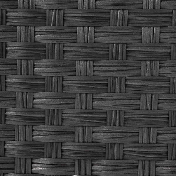 Koš na prádlo s víkem MUCUBAJI Tkanina Černá 83 L