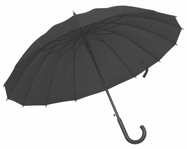 Deštník automatický černý 105 cm 149138