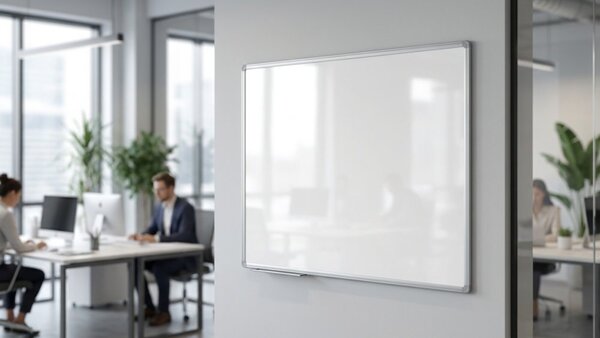 ALLboards Magnetická tabule stíratelná za sucha bílá (hliníkový rám) 120x80 cm TSC7128