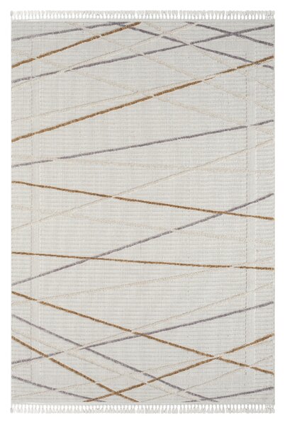 My Flair, Kusový koberec Luana 1 creme, 140x200, bílá, chodba / předsíň