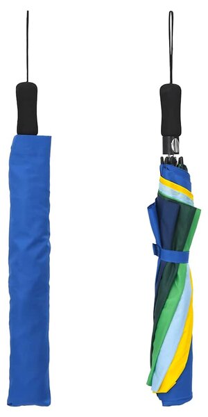 Automatický skládací deštník vícebarevný 124 cm 149143