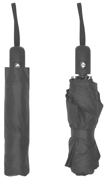 Automatický skládací deštník černý 95 cm 149144