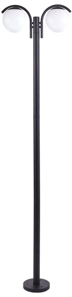 Venkovní sloupová lampa KULSI Černá