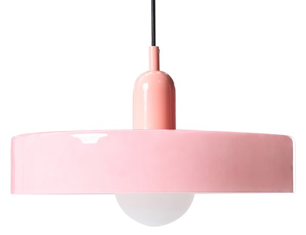 Závěsná lampa PAALA Sklo Růžová