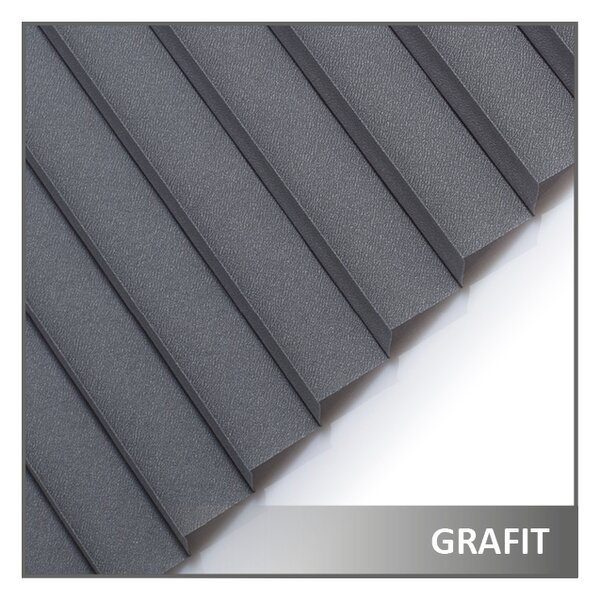 Roleta Plisovaná Tradiční Grafit 37 cm x volitelná výška