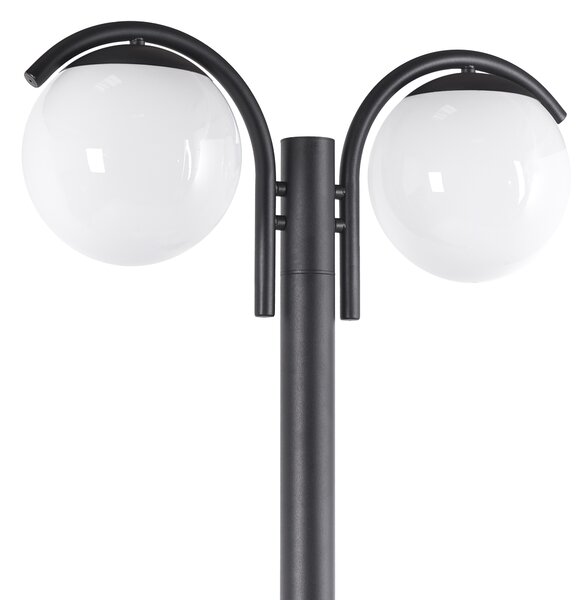 Venkovní sloupová lampa KULSI Černá