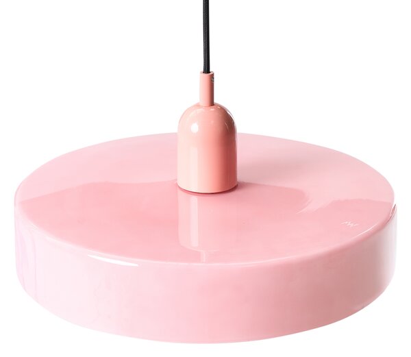 Závěsná lampa PAALA Sklo Růžová