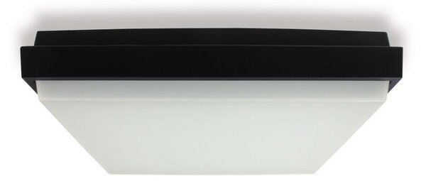 LED2 5130934 QUAD L, stropní hranaté extériové svítidlo 240mm 25W / 2000lm 3000K IP54 antracit