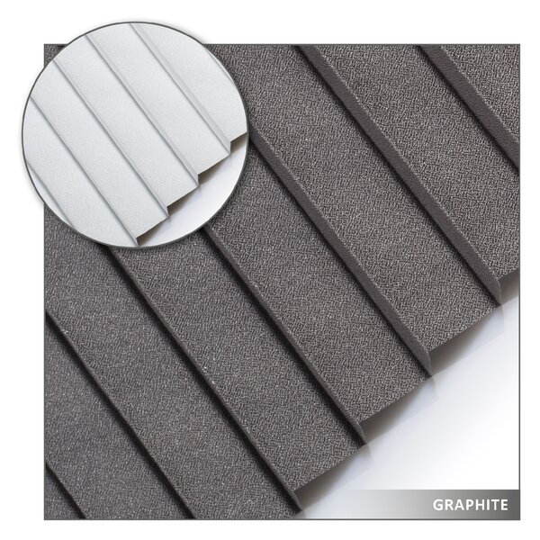 Plisa Zatemňující plisovaná roleta Graphite 41 cm x volitelná výška