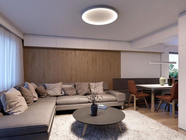 LED2 1271651 BELLA SLIM stropní svítidlo LED D480mm 38W/2660lm 3000K/4000K bílá
