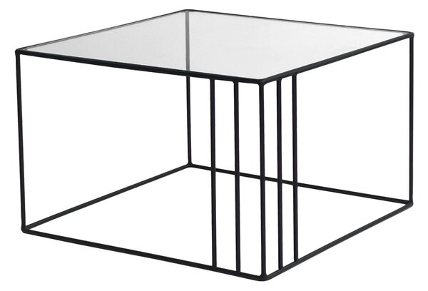 Kalune Design Konferenční stolek Outline černý/tvrzené sklo